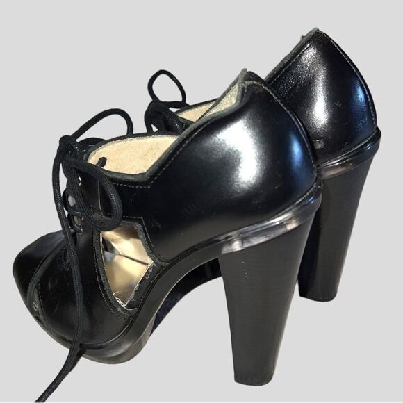 Michael Michael Kors black open toe heels! - Picture 4 of 9